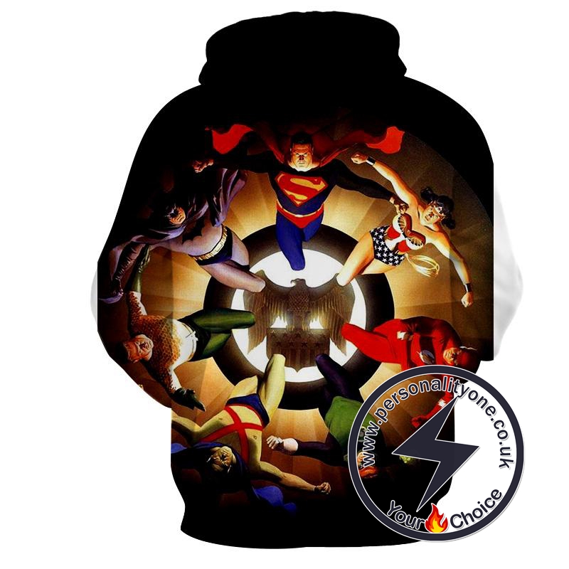 Justice League - Justice League 3D - Justice League Hoodies